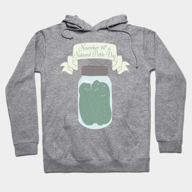 National Pickle Day Hoodie by ahadden